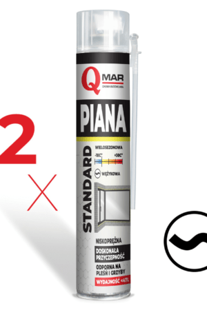 PIANA POLIURETANOWA <br /><b>STANDARD<br /> WĘŻYKOWA<br /></b> WIELOSEZONOWA <br /><b>750 ml<br /></b> x12