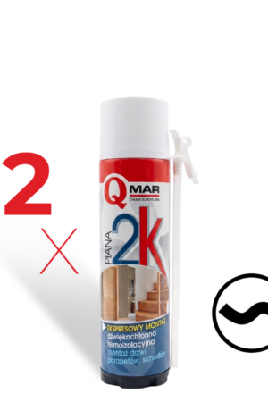 PIANA POLIURETANOWA 2K <br /><b>WĘŻYKOWA<br /> DWUKOMPONENTOWA<br /></b> <b>400 ml<br /></b> x12