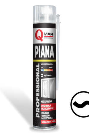 PIANA POLIURETANOWA <br /><b>BEST QUALITY<br /> WĘŻYKOWA</b> <br />PROFESJONALNA <br /><b>750 ml</b>