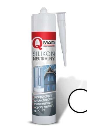 SILIKON <br /><b> NEUTRALNY <br /></b> USZCZELNIACZ <br /><b> BIAŁY </b> <br /><b> 300 ml </b>