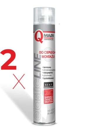 PIANA POLIURETANOWA <br /><b>ELASTIC LINE<br /> PISTOLETOWA<br /></b> ELASTYCZNA <b><br />750 ml<br /></b> x12